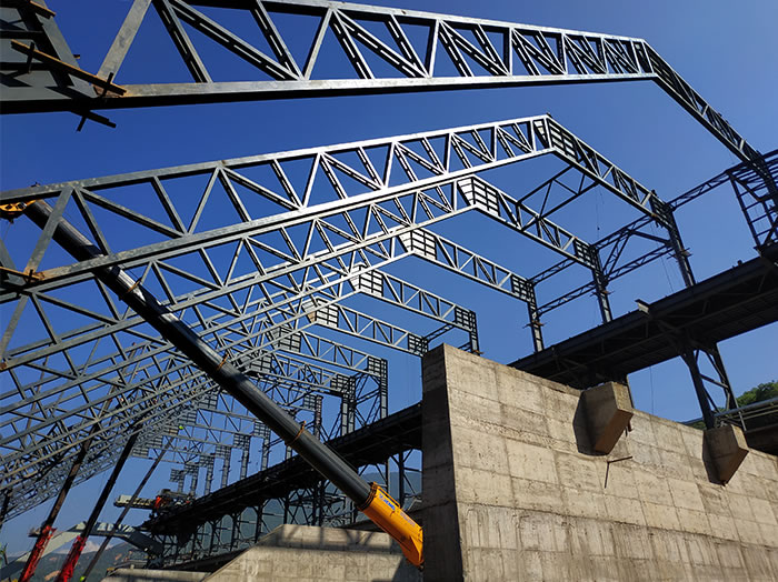 云南仙福1350m3高爐C型封閉料場